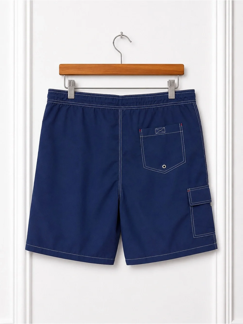 Tommy Hilfiger Men’s Navy Board Shorts Swim Trunks Size Large L Mesh Lined